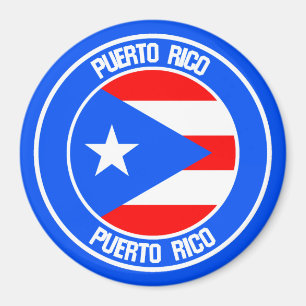 Puerto Rico RundEmblem Magnet