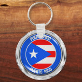 Puerto Rico RundEmblem Schlüsselanhänger (Vorderseite)