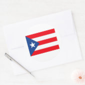 Puerto Rico Runder Aufkleber (Umschlag)