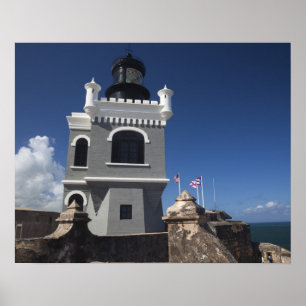 Puerto Rico, San Juan, Alt-San Juan, El Morro Poster