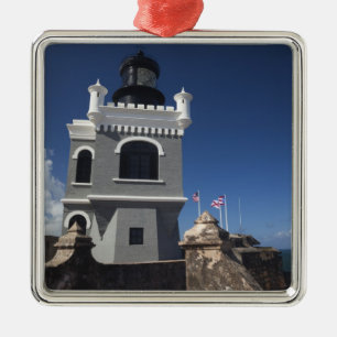 Puerto Rico, San Juan, Alt-San Juan, El Morro Silbernes Ornament