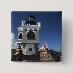 Puerto Rico, San Juan, Old San Juan, El Morro Button