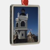 Puerto Rico, San Juan, Old San Juan, El Morro Silbernes Ornament (Rechts)