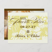 PUERTO RICO SAVE THE DATE (Vorne/Hinten)