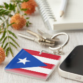 Puerto Rico Schlüsselkette Schlüsselanhänger (Vorderseite rechts)