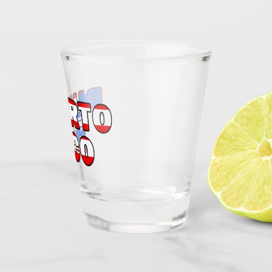 Puerto Rico Schnapsglas (Rechts)