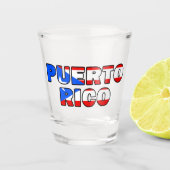 Puerto Rico Schnapsglas (Vorderseite)