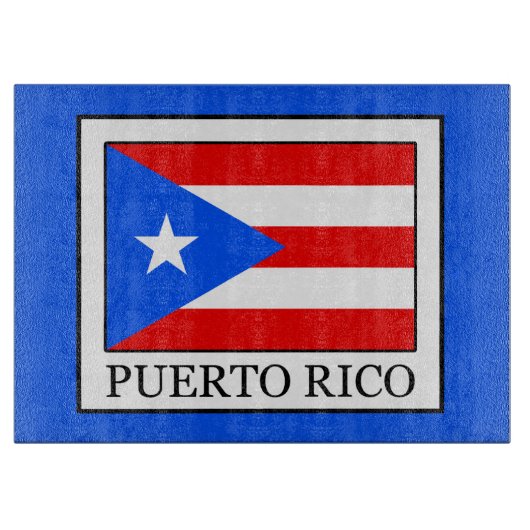Puerto Rico Schneidebrett (Vorderseite)