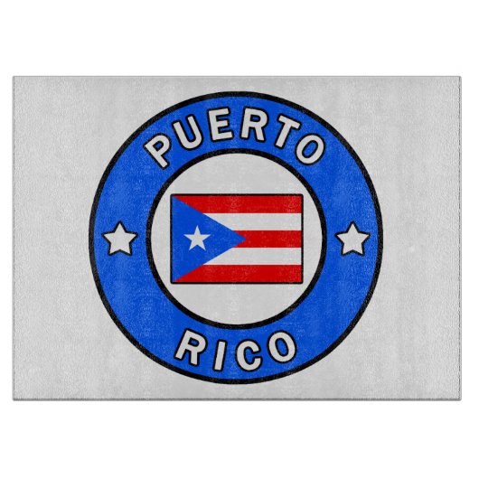 Puerto Rico Schneidebrett (Vorderseite)