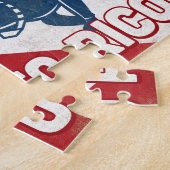 Puerto Rico Scuba Diver - Blue Retro Puzzle (Seite)