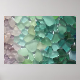 Puerto Rico-Sea-Glass-Poster Poster