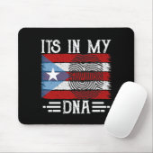 PUERTO RICO SEIN IN MEINER DNA-FLAG MOUSEPAD (Mit Mouse)