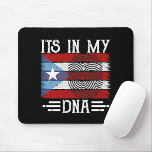 PUERTO RICO SEIN IN MEINER DNA-FLAG MOUSEPAD