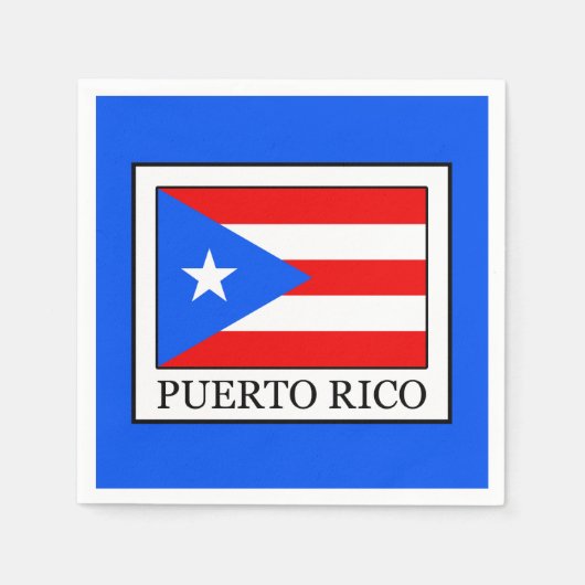 Puerto Rico Serviette (Vorderseite)