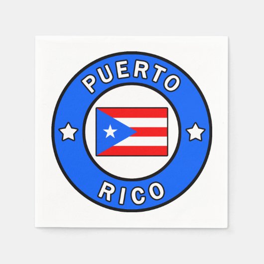 Puerto Rico Serviette (Vorderseite)