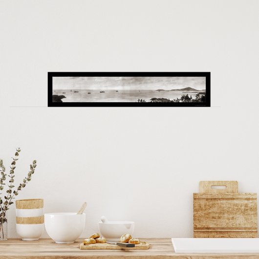 Puerto Rico Ships Foto 1914 Poster (Küche)