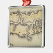 Puerto Rico Silbernes Ornament (Links)
