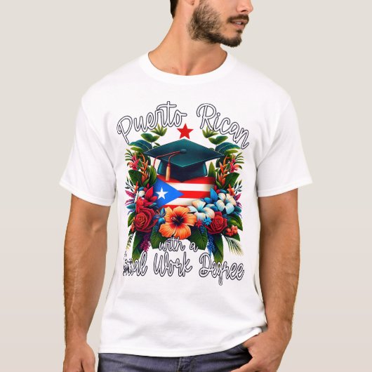 Puerto Rico Social Work Abschluss 2024 MSW MPH T-Shirt (Vorderseite)