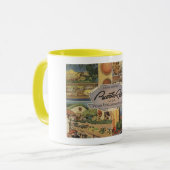 Puerto Rico Souvenir 1950er Vintag Inspiriert Tasse (Vorderseite Links)