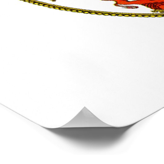 Puerto Rico Staat Siegel Poster (Ecke)