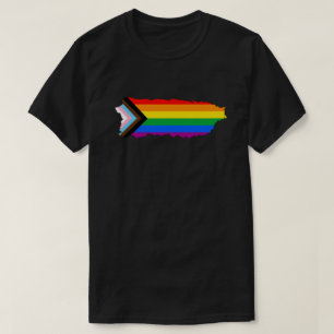 Puerto Rico Staatsstolz LGBTQ Fortschritt Stolz T-Shirt