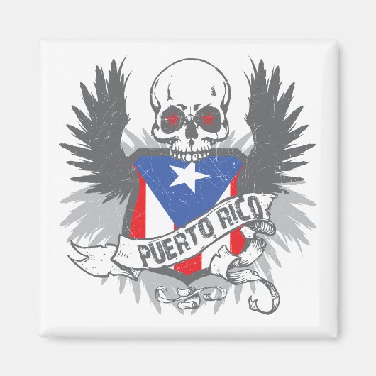 Puerto Rico Star Magnet (Vorne)
