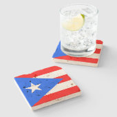 Puerto Rico Stone Untersetzer (Seitenansicht)