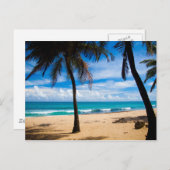Puerto Rico - Strand von Condado Postkarte (Vorne/Hinten)