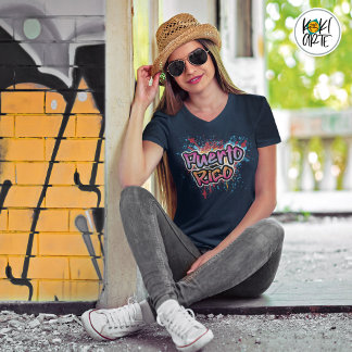 Puerto Rico Street Art Graffiti T-Shirt