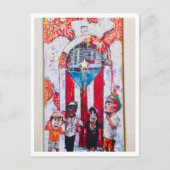 Puerto Rico Street Art Postkarte (Vorderseite)