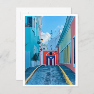 Puerto Rico Street Postkarte