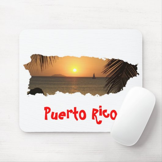 Puerto Rico Sunset Mousepad (Mit Mouse)