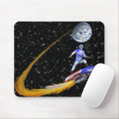 Puerto Rico Surfer Mousepad (Mit Mouse)