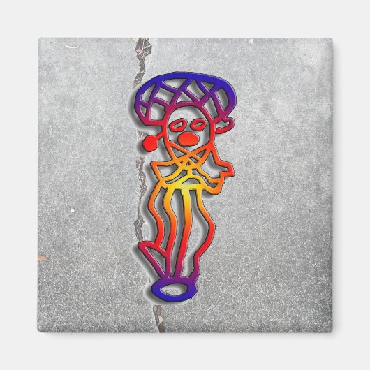 Puerto Rico - Tänzer - Maßgeschneidert Magnet (Vorne)