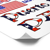 Puerto-Rico-Teile Poster (Ecke)