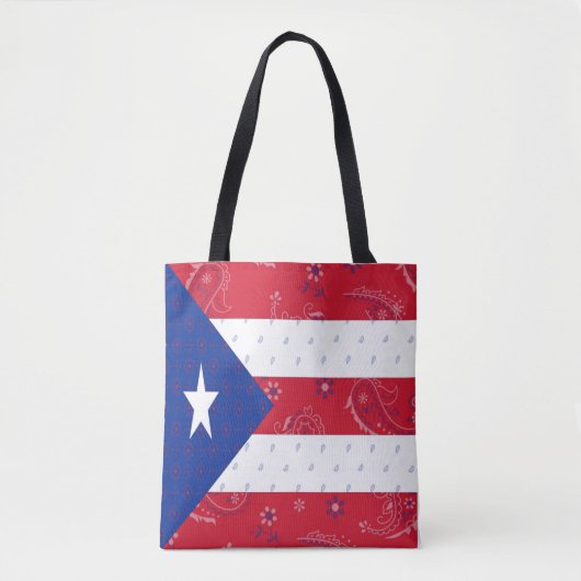 Puerto Rico Tote Bag Tasche (Vorderseite)