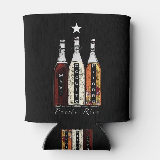 Puerto Rico Traditionelle Getränke Dosenkühler (Rückseite)