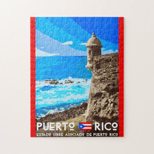 Puerto Rico Travel 11x14 Jigsaw Puzzle (Vertikal)