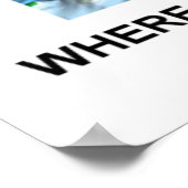 Puerto Rico Trench Wo Nordamerika Karibik Poster (Ecke)