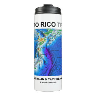 Puerto Rico Trench Wo Nordamerika Karibik Thermosbecher