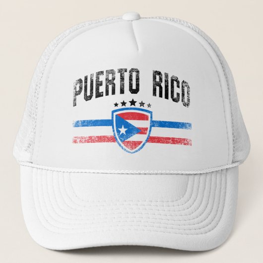Puerto Rico Truckerkappe (Vorderseite)