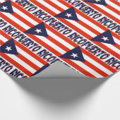 Puerto Rico und Puerto-Rico-Flagge Geschenkpapier (Ecke)