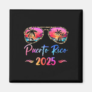 Puerto Rico Urlaub 2025 Matching Group Family Magnet
