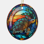 Puerto Rico Urlaub Souvenir Keramik Ornament (Links)