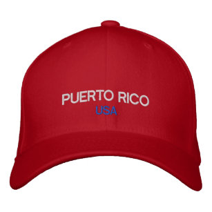 Puerto Rico USA Custom StickHat Bestickte Baseballkappe