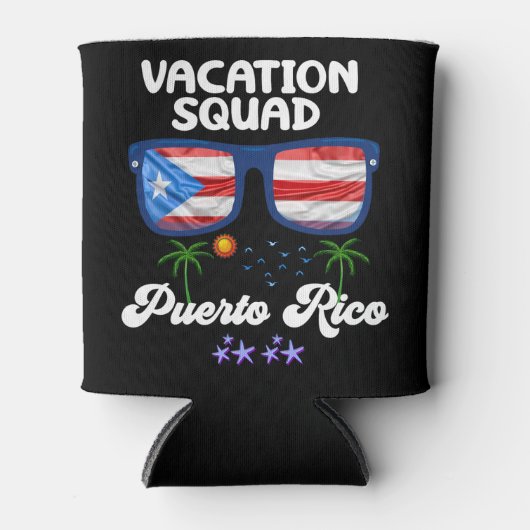 Puerto Rico Vacation Squad Group Matching Dosenkühler (Vorderseite)