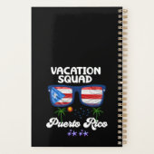 Puerto Rico Vacation Squad Group Matching Planer (Rückseite)