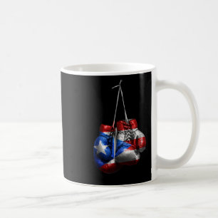 Puerto Rico Vintag Boxhandschuhe Kaffeetasse