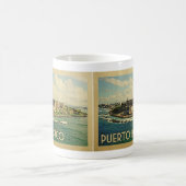 Puerto Rico Vintage Travel Kaffeetasse (Mittel)