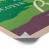 Puerto Rico Vintage Travel Poster (Ecke)